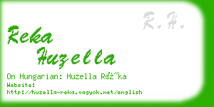 reka huzella business card